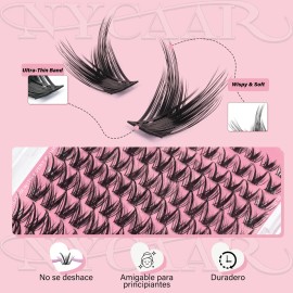 Kit Pestañas Naturales Wispy Nycaar Con Pegamento Diy