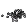 binifiMux 30pcs M8-1.25mm Black Hex Nuts Carbon Steel