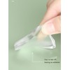 WLERIR Clear Door Knob Wall Protector, 6 Pack, Self-Adhesive Rubber