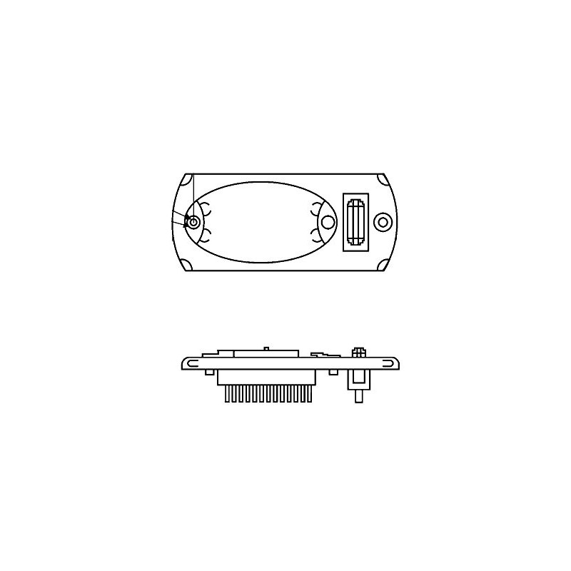 HELLA 2JA 343 570-041 Interior Light - Mini OvalLED G-LED