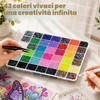 42 Colori Bedazzling Kit 32000 Strass da Incollare 3 mm