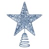 KEYIDO Blue Star Christmas Tree Topper Star for Christmas Tree