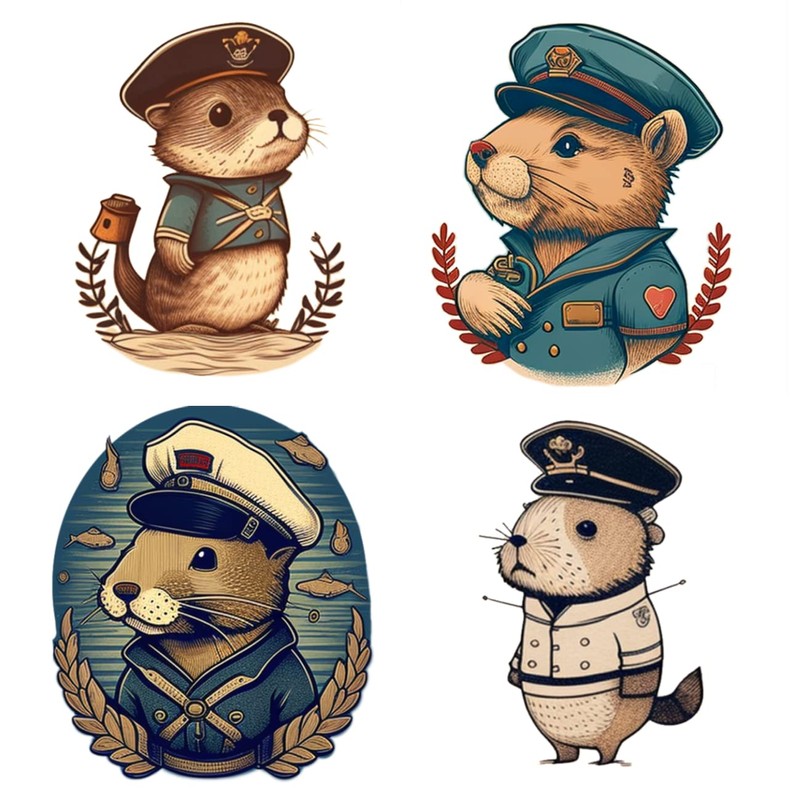 Animal Sailor Tattoos