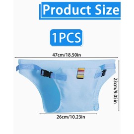 KEMUZ High Chair Straps, Baby Safety Belt, for Tripp Trapp High Chair, Tripp Trapp Strap, High Chair Strap, Baby Dining Room Chair, Safety Belt, Adjustable High Chair Strap for Toddlers, blue