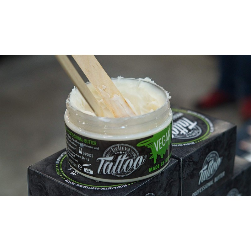 Believa Tattoo Aftercare Butter - Vegane Tattoopflege Creme 250ml
