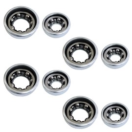 Auto-plaza 4X Front Axle Cups for 5/16 Front Hub + 4X Rear Axle Cups for 3/8 Rear Hub Mountain Bike Bicycle Accessories