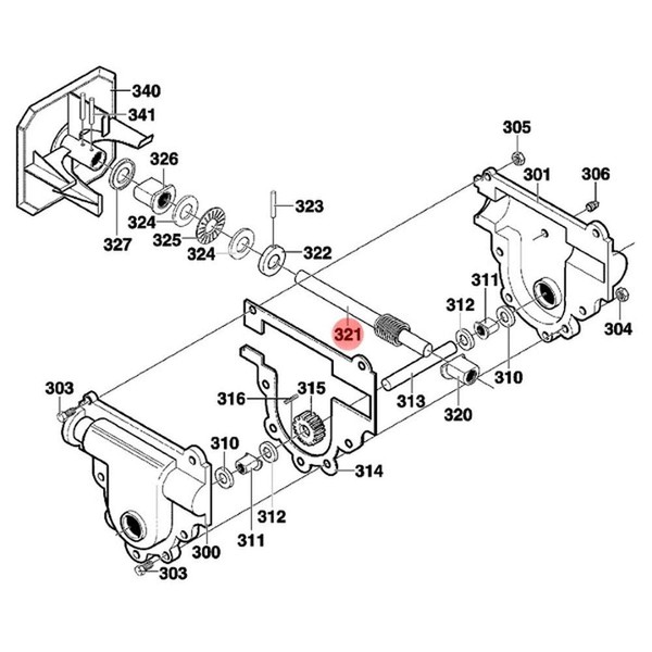 RAParts 583125MA Fits Briggs and Stratton Worm Imp Input Auger