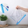 Reusable Food Storage Bag,Kiwinvou Portable Vacuum Sealer Storage Bags,Dry and