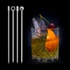 Luckious 12 Pack Stainless Steel Cocktail Picks - Reusable Metal
