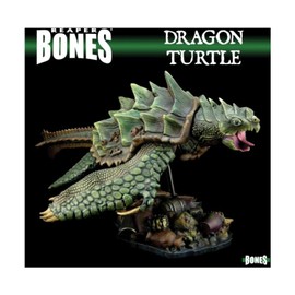 Reaper Dragon Turtle Miniature 25mm Heroic Scale Figure Dark Heaven Bones Miniatures