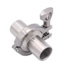 DERNORD 2 Pcs Sanitary Female Threaded Ferrule Pipe Fittings +