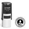 stampexpression - Dermatologically Tested Circle with Drop Self Inking Rubber