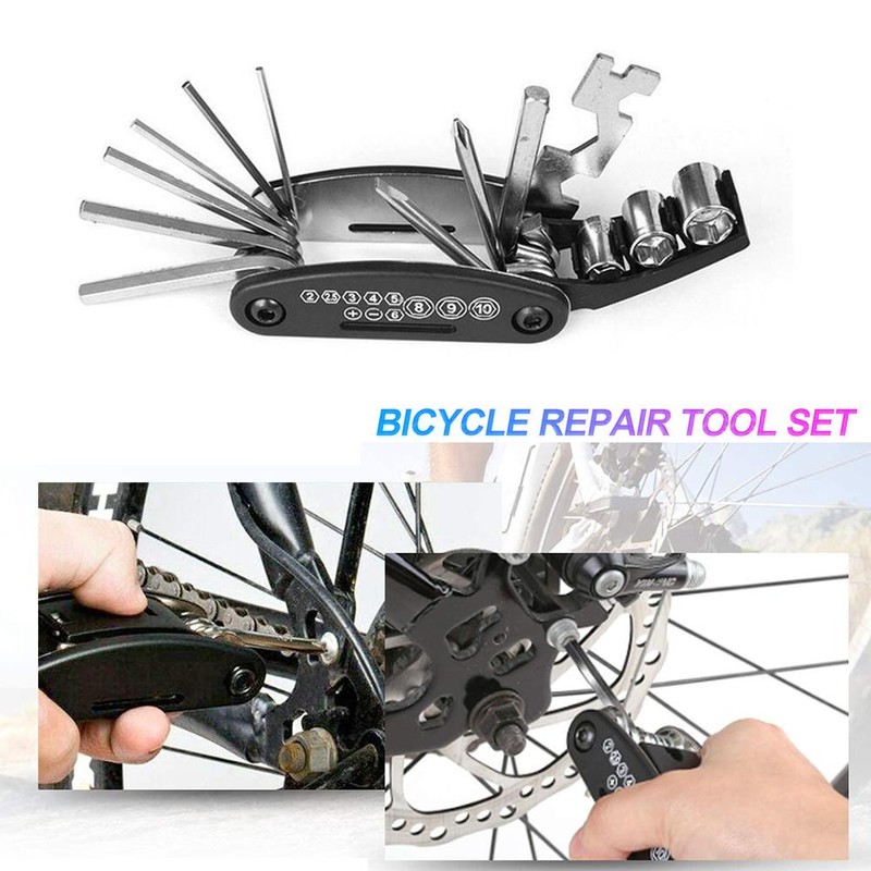 Bike Saddle Bag Repair Tools Kits Cycling Rear Seat Bag