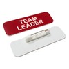 Team Leader 1 x 3" Name Tag, Red (3 Pack)