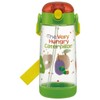 Skater PDSH5 Children's Drinking Bottle with Straw, Clear, One Push,