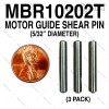 MotorGuide Prop Drive Shear Pin 3-PACK - 5/32" Diameter -