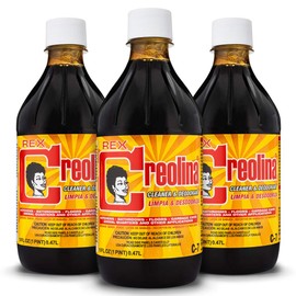 Rex Creolina Multi Purpose Cleaner Concentrate | All Purpose Cleaner Used as Bathroom Cleaner, Floor Cleaner, Garbage Disposal Cleaner, Kitchen Cleaner (3 Pack)