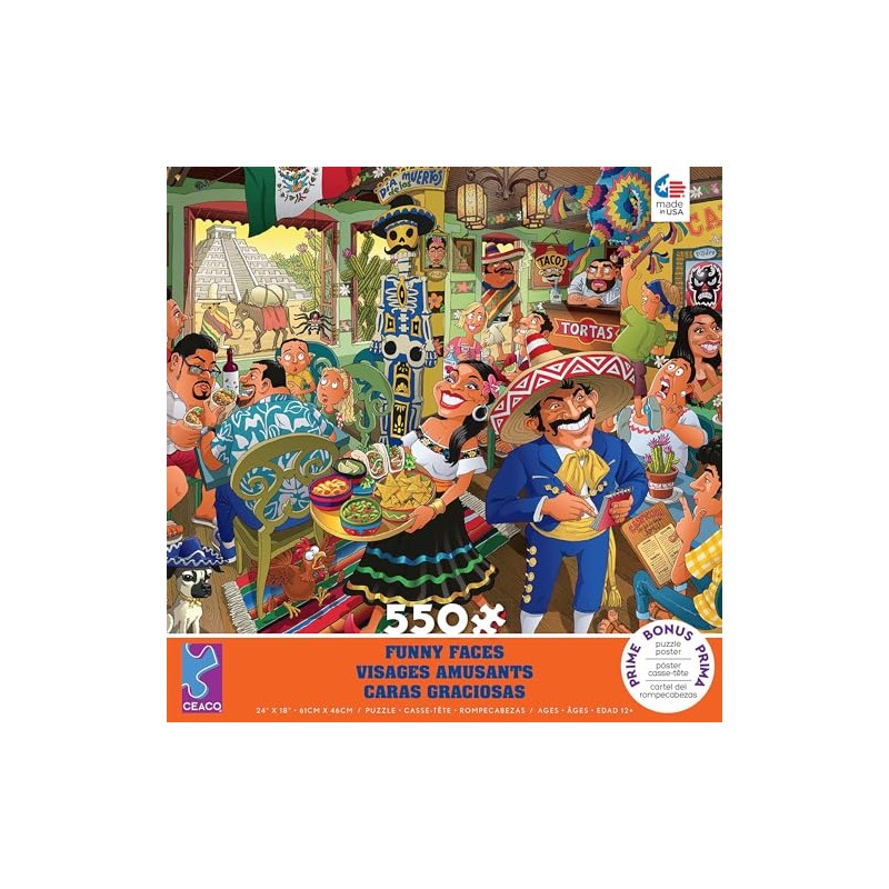 Mexican Restaurant 550 Piece Puzzle