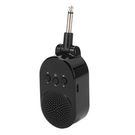 Guitar Headphone Amp, Mini Plug Guitar Amplifier with 6.35mm Rotatable Plug, 85db Portable Bluetooth Full Range Small Guitar Amp, for Performance Practices