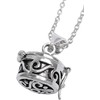 [Shinjuku Ginokura] Arabesque Cylinder Box Silver 925 Pendant (No Chain)