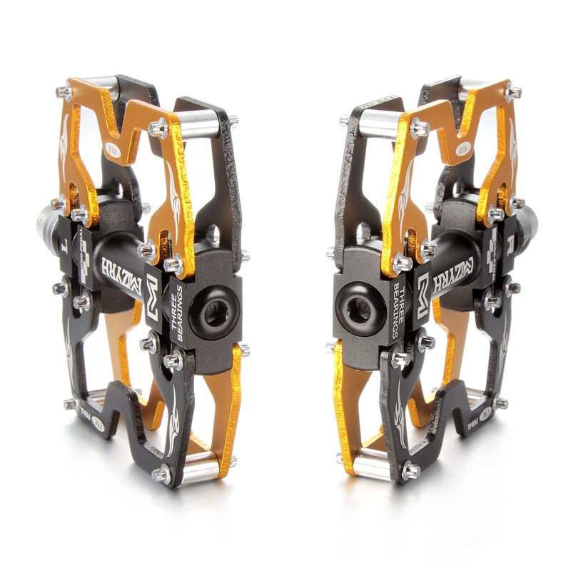 SKYPLANET Mountain Bike Pedals 9/16 Inch Pedals CNC Aluminum Alloy