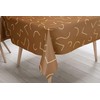 Bonamaison Kitchen Decoration, Tablecloth, Brown Tones, 140 x 140 Cm
