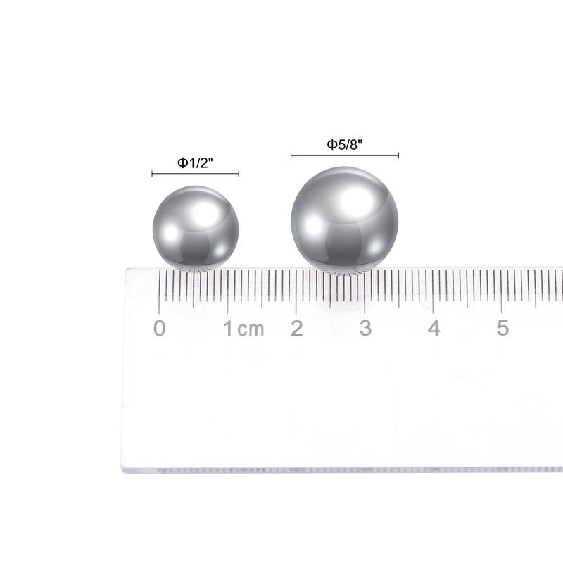 sourcing map 10pcs 5/8" 420 Stainless Steel Bearing Balls G100