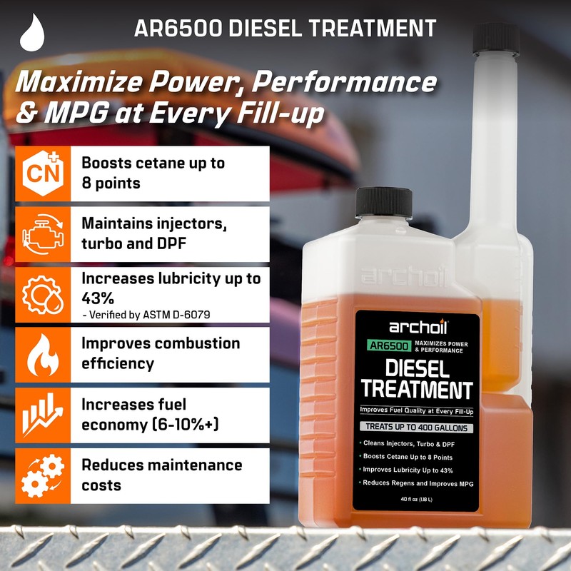 Archoil Diesel Fuel System Kit - AR6500 Diesel Treatment (40