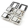 Yiponyt 4Pcs Stainless Steel Trailer Paddle Door Latch Handle Rv