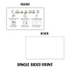 Car Coaster Care Instruction Guide Cards | 50 pk 2x3.5”