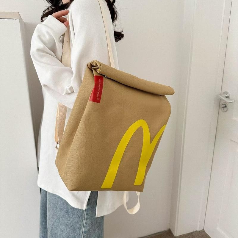 Men Women McDonald's Backpack Starbucks Backpack for Teen Girls Kids