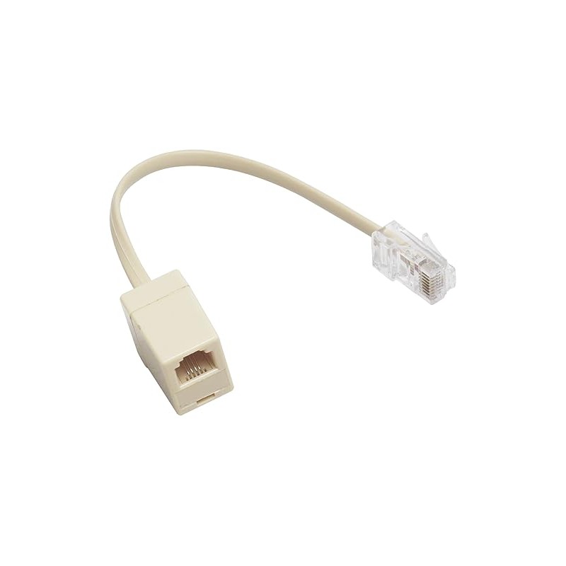 Audio Fan RJ45-RJ11 Converter Cable LAN Telephone Wire Ethernet RJ45