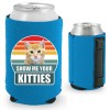 Coolie Junction Show Me Your Kitties Magnetic Can Coolie; Neoprene,