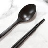 [Best Deco] Walnut natural lacquered spoon set, jujube wooden tableware,