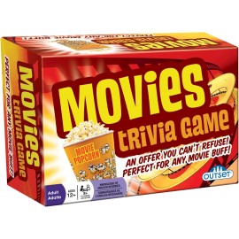 STAUM Outset Media Movies Trivia Game - Party Game - Family Game - Travel Game - Fun a