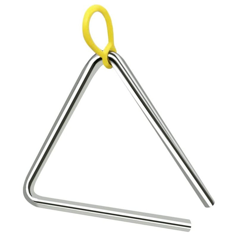 Set of 6 Triangle Instruments, Musical Instruments, Triangle, 5 Inch,