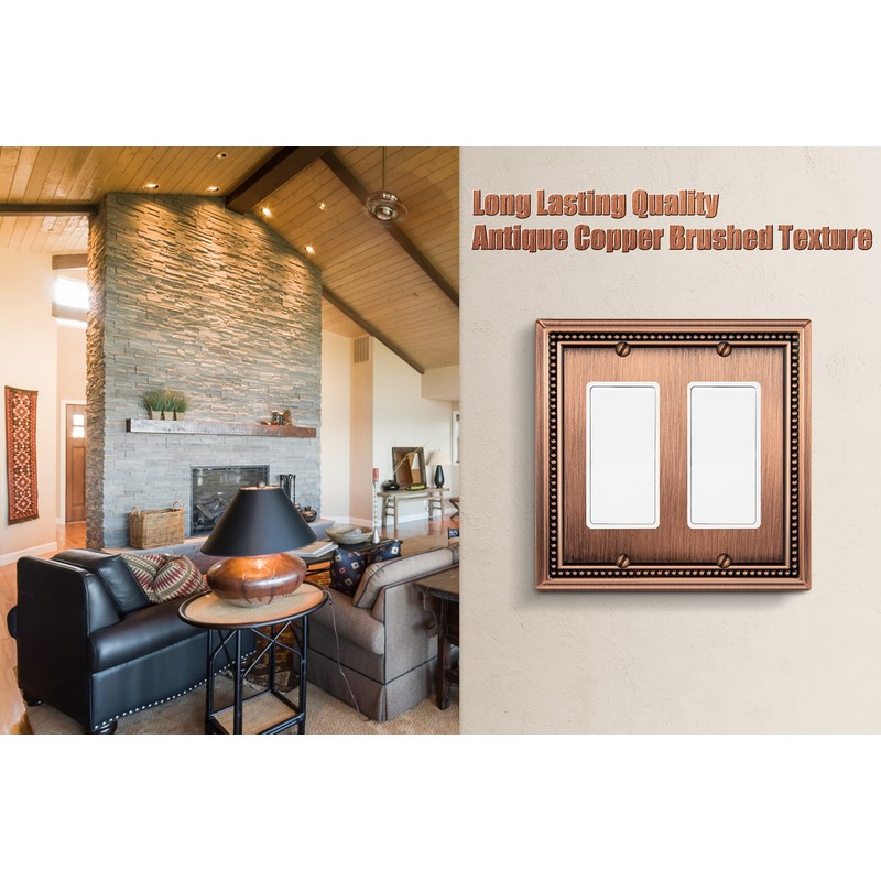 Henne Bery Sunken Pearls Decorative Wall Plate Switch Plate Outlet