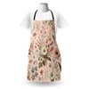 Ambesonne Floral Apron Pack of 2, Springtime Farmhouse Concept Nostalgic