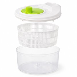 Manual Salad Spinner for Washing & Draining Produce – 3L Rotary Basket for Everyday Kitchen Prep
