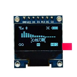 HiLetgo 0.96" inch SPI Serial 128 * 64 12864 Characters OLED LCD Display SSD1306 for 51 STM32 for Arduino Font Color Blue