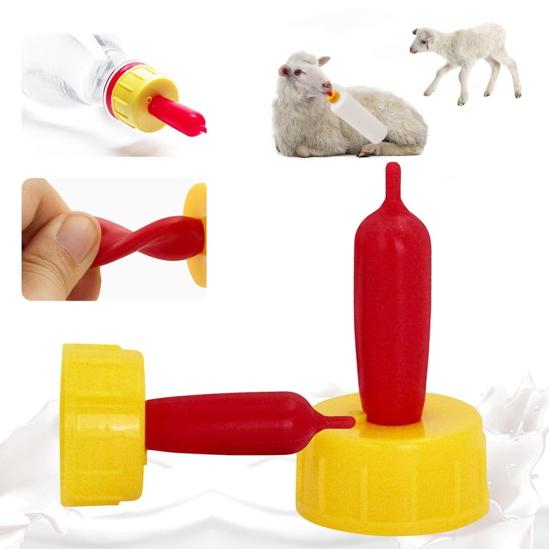 20-PCS Goat Nipples Nipple Soft Rubber Pacifier for Feeding Pup