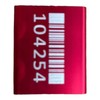 20x 40cm Red Barrier Cable Seals – Tamper-Proof Steel Strap,