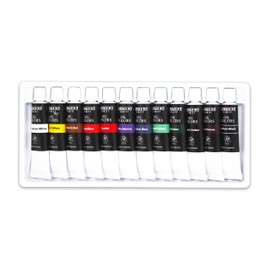 Sargent Art 23-0601 12-Count Tube Oil Colors Paint Set, Premium