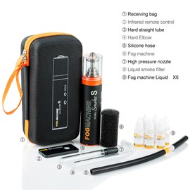 LENSGO Fog Fluid for Smoke B/Smoke S/Smoke S MINI, Smoke K Hand Mist Machines, 60ml Fog Fluid X4 Universal Market 99% of Hand Mist Machines