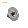 uxcell M4 T-Nuts, 12pcs Carbon Steel Tee Nut Round Base