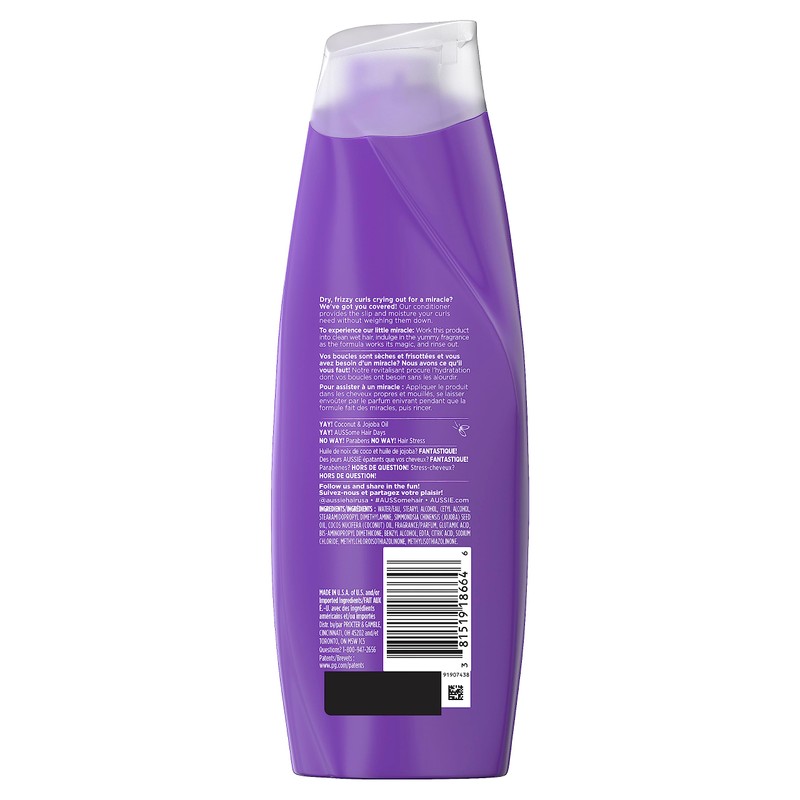 Aussie Miracle Curl Conditioner, 12.2 fl oz (360 ml)