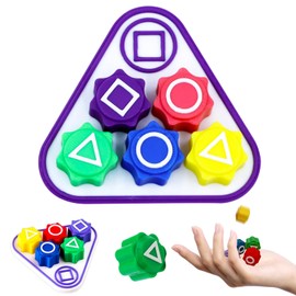 Fangool Gonggi Korean Game, Gongi, Stone Catching Game, Gonggi Stones Gongi Korean Jacks, Family Travel Games (Square + Triangular)