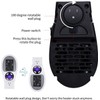 Wall Space Heater 450W Remote Portable Electric Heater with Programmable
