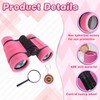 Toy Binoculars for Kids, with Magnifying Glass & Whistle Compass,