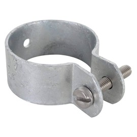 Gah-Alberts 656225 Stanchion Clamp Hot-dip Galvanised Material Thickness 1.5 mm Clamp Diameter 76 mm Width 25 mm